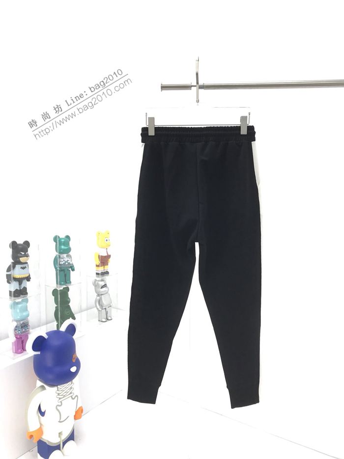 Balenciaga男裝 巴黎世家秋冬百搭單品側面刺繡九分褲  ydi3044
